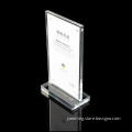 Clear acrylic sign holder menu holder